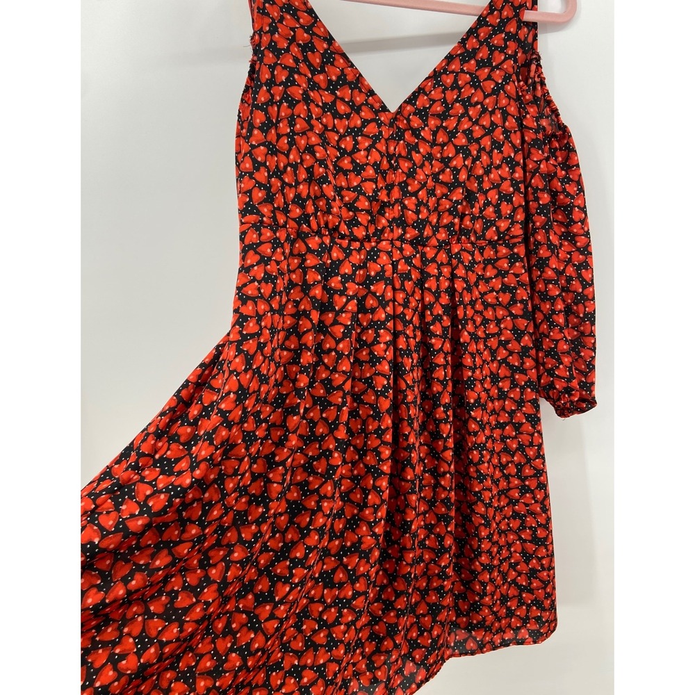 Disney Alice Through Looking Glass Colleen Atwood Heart Cold Shoulder Goth Dress